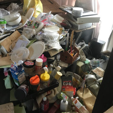 諏訪市 総合片付け02 (ゴミ屋敷の総合クリーニング)