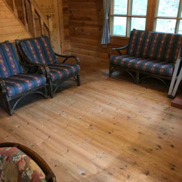 物件購入後、引っ越し前の不用品回収 ログハウス